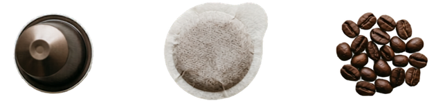 Immagine capsule, cialde, caffè